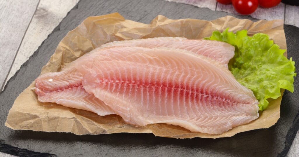 raw tilapia from grocery store